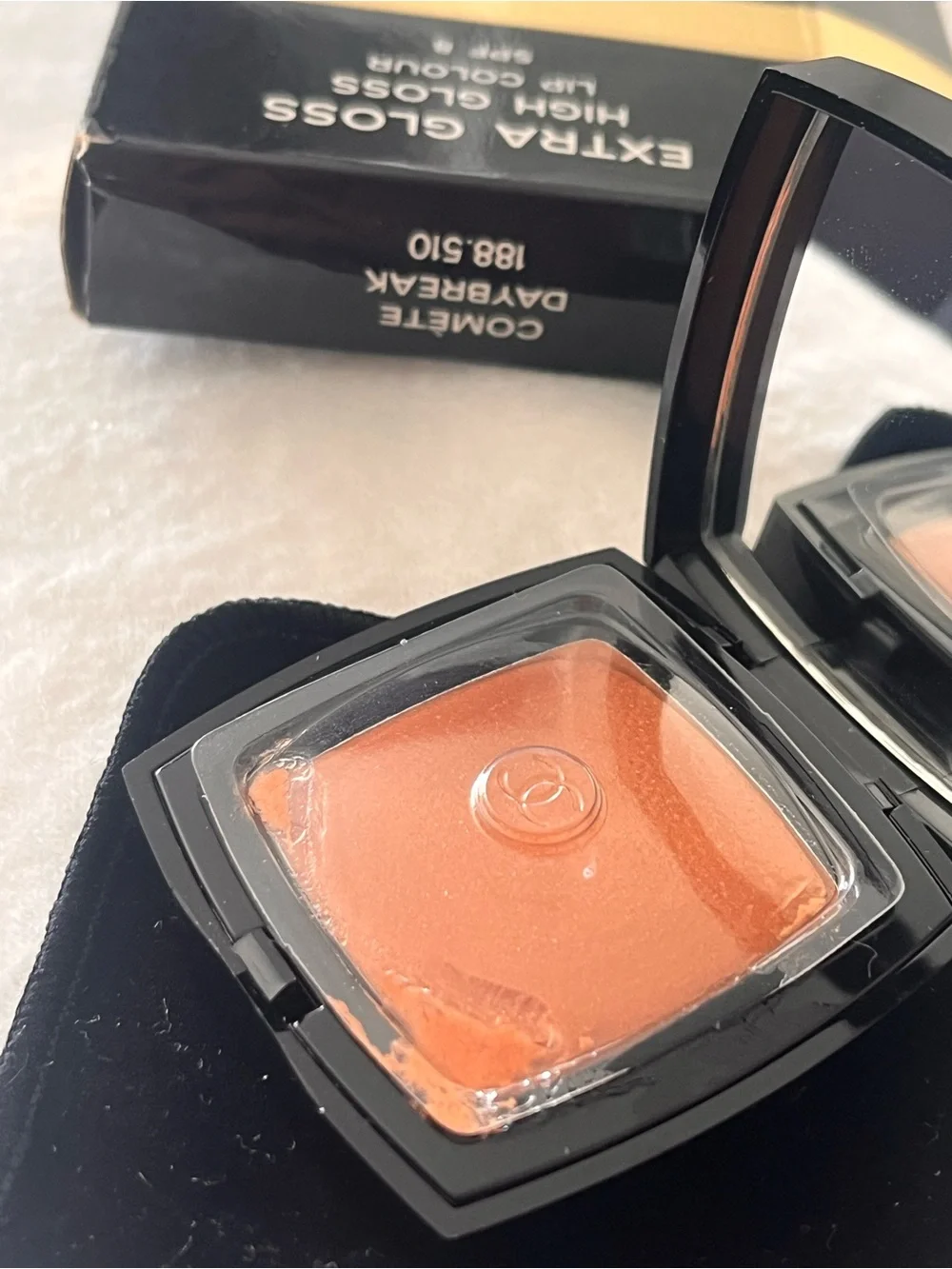 CHANEL Lip Gloss Balm in Peachy Orange